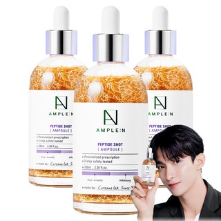 앰플엔 펩타이드샷 앰플, 100ml, 3개