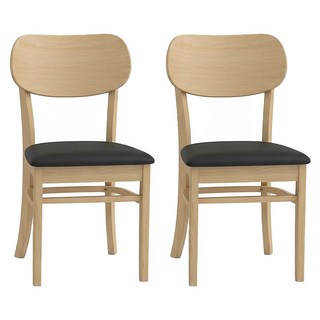 BESTLIVING 凱文奶油椅子 2入, 自然色, 2組