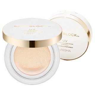 미샤 세이프 블록 RX 커버 톤업 선 쿠션 SPF50+ PA++++, 14g, 2개