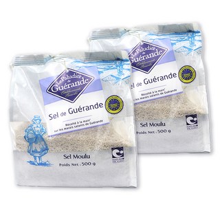 Le Paludier de Guerande 葛宏德 細粒土板天日鹽, 2個, 500g