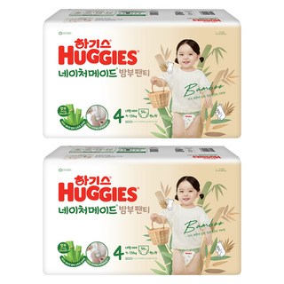 HUGGIES 好奇 2024 Naturemade竹感拉拉褲 女寶專用 9~13kg, 108片, 第4階段