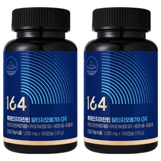 뉴트리원 루테인 지아잔틴 164 알티지 오메가3, 100정, 2개