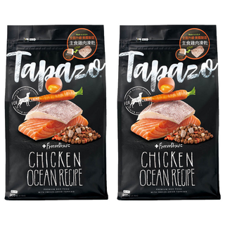 Tapazo 成幼犬 凍乾三重奏 低敏海魚配方 特選, 2.27kg, 2袋