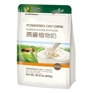 健康時代 燕麥植物奶 微糖, 800g, 1包