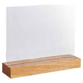 Com-T 康太 斜面木座L型橫式壓克力立牌, 1個