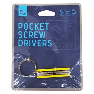 W+W 迷你口袋螺絲工具組, WAW038 88 x 19 x 7mm, 1組