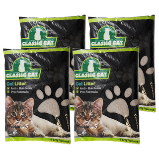 易堆經典系列粗球砂貓砂 5L 抗菌配方, 無香味, 4袋