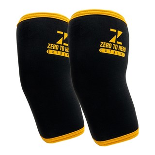 제로투히어로 익스트림 네오프렌 헬스 파워리프팅 팔꿈치보호대 8mm, 1세트, 혼합색상