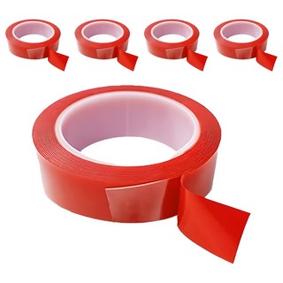 透明壓克力雙面膠 5件組 大/中/小, 1組