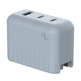 ALLite A1 PRO 70W 氮化鎵電源供應器 1A+2C 三孔快充, 霧霾藍, 1盒