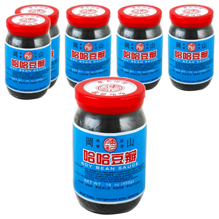 陳記岡山 哈哈豆瓣 450g 料理必備 沾醬極品 素食者適用, 6罐