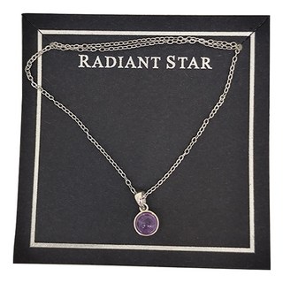RADIANT STAR 璀璨之星 925純銀 傳遞的想念閨蜜印記天然石項鍊鎖骨鍊