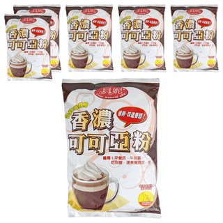 貝妮 香濃可可亞粉 品質嚴格把關 安全無虞 冷熱飲皆可 使用進口奶粉 味道濃郁, 1kg, 1包, 6包