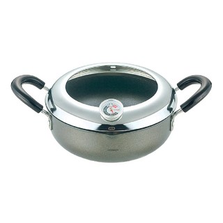 EPORAS 油炸鍋附溫度計 EN-T20W 20cm - 輕鬆掌握油溫，在家享受酥脆美味炸物, 1個