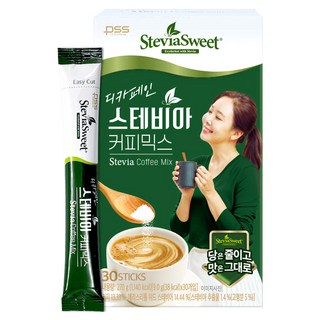 스테비아스위트 디카페인 커피믹스, 9g, 30개입, 1개