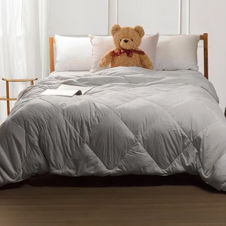 Carolan 100%天然水鳥羽絨被, 時尚灰