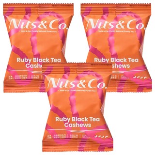 Nuts&Co. 堅果之間 天然輕調味 茶香紅玉腰果, 3個, 25g