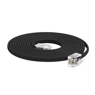 Neon 台灣霓虹 無氧銅線28AWG4芯電話扁平線 RJ11 6P4C 厚薄均勻, UL20251