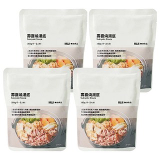 MUJI 無印良品 壽喜燒湯底, 350g, 4包