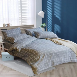 Blue Cat 藍貓 舒柔綿床包, 7 x 6呎, 格尚人生