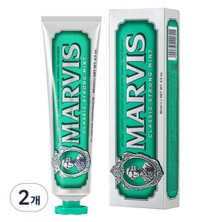 MARVIS 經典強效薄荷牙膏, 2個, 85ml
