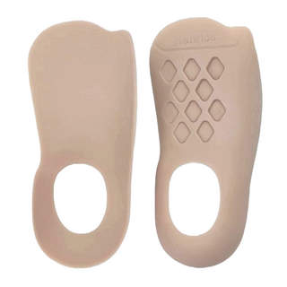 JK 女性用姿勢矯正拇指外翻扁平足矯正足弓支撐鞋墊 雙腳用套組 膚色, 1套
