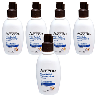 Aveeno 燕麥高效舒緩保濕乳 無香, 354ml, 5瓶