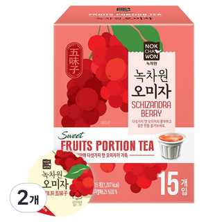 NOKCHAWON 綠茶園 五味子茶 濃縮液球, 30g, 15入, 2個