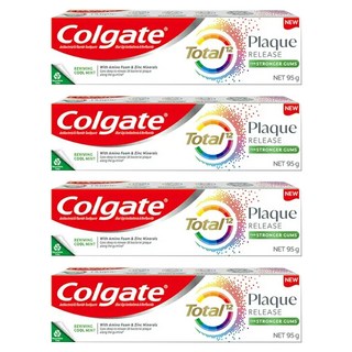 Colgate 高露潔 全效抗牙菌斑舒心沁涼牙膏, 95g, 4條