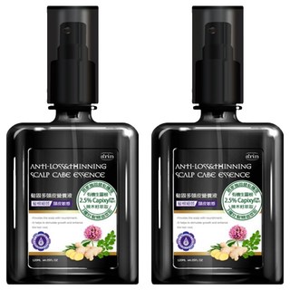 a'rin 氧潤 髮固多頭皮營養液 含2.5% Capixyl 有機生薑 辣木籽萃取, 120ml, 2瓶