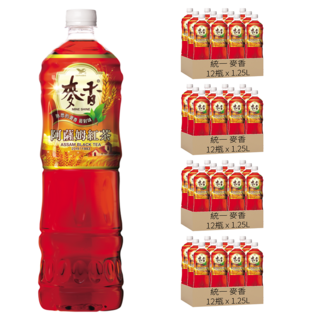 統一 麥香 阿薩姆紅茶, 1.25L, 48瓶