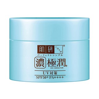 Hadalabo 肌研 極潤 完美多效高保濕凝霜, SPF50+ PA++++, UV對策, 90g, 1罐