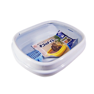 IRIS OHYAMA 愛麗思歐雅瑪 貓便盆, 藍色, 1個