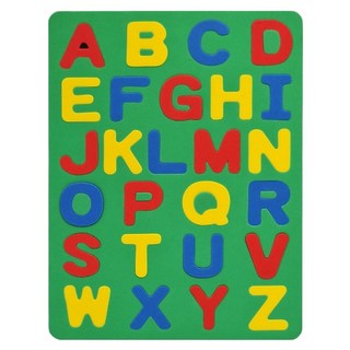 SUCCESS 成功 全方位彩色幼教磁鐵板 大寫ABC 顏色隨機, 41片, 1個