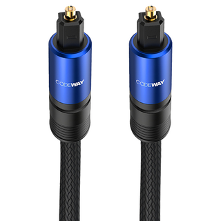 CODEWAY Toslink SPDIF 數位光纖音源線 1m, 單一商品, 1條