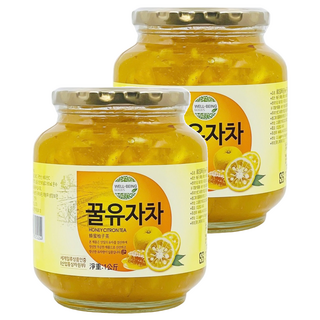 宸果 韓國 蜂蜜柚子茶, 1kg, 1入, 2罐