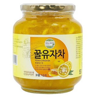 宸果 韓國蜂蜜柚子茶 1kg 嚴選 富含維生素C 沖泡方便 冷熱皆宜, 1入, 1罐