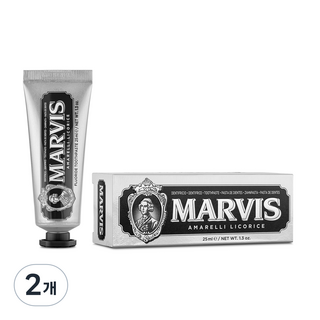 MARVIS Amarelli 甘草牙膏, 25ml, 2個