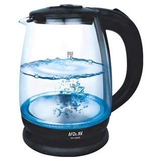 Dr.AV 聖岡科技 ELECTRIC KETTLE 五星級淨透玻璃快煮壺 NX-350G 1.8L