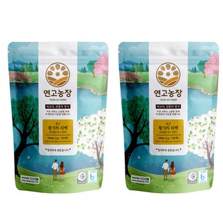 Yeongonongjang 炒黃耆茶 三角茶包, 1g, 100入, 2個