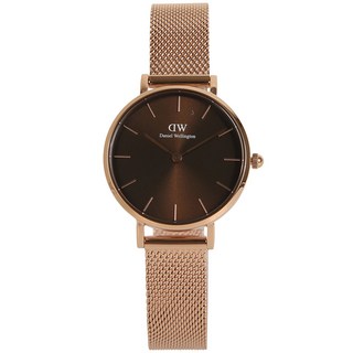 Daniel Wellington Petite Amber 織物腕錶 28 DW00100476