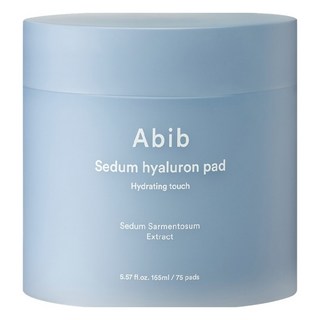 Abib 阿彼芙 台灣公司貨 玻尿酸精華保濕棉片 165ml, 75片, 1罐