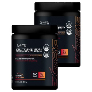 Extreme 一水肌酸Plus, 600g, 2個