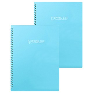 모닝글로리 K컬러 스프링 클리어화일 40P, 민트, 2개