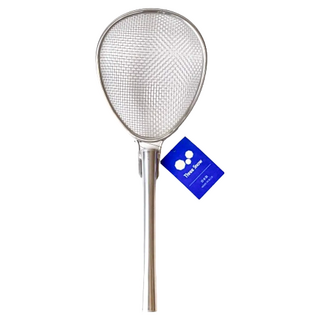 新越金網 濾網 麵勺 41cm 日本製造 18-8不鏽鋼, 1支