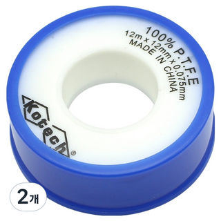 코텍스 누수방지 테프론테이프 10m, 2개