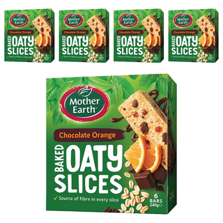 Mother Earth 烘焙燕麥棒 巧克力橘子口味 紐西蘭 無基改食材與人工添加, 240g, 5盒