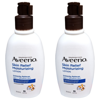 Aveeno 燕麥高效舒緩保濕乳 無香, 354ml, 2瓶
