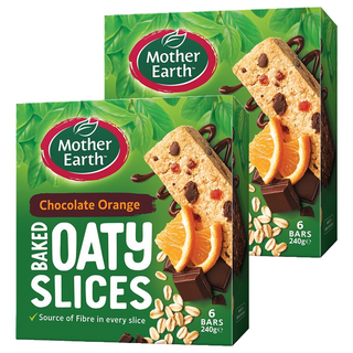 Mother Earth 烘焙燕麥棒 巧克力橘子口味, 紐西蘭人氣品牌, 無基改食材與人工添加, 240g, 2盒
