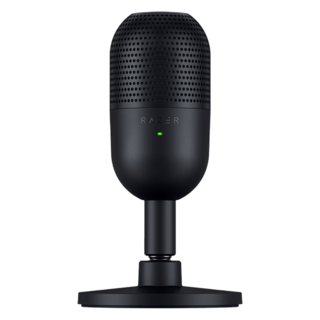 RAZER 雷蛇 Seiren V3 Mini 魔音海妖 麥克風 黑色 輕巧便攜 音質清晰, 1個